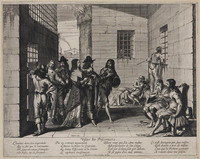 KG 10926
<br/>
Bezoek aan de gevangenen
<br/>
<em>Bosse, Abraham (1602-1675)</em>